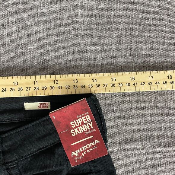 Arizona Jean Co. Super Skinny Denim Womens 5 Cotton Blend - Picture 7 of 11